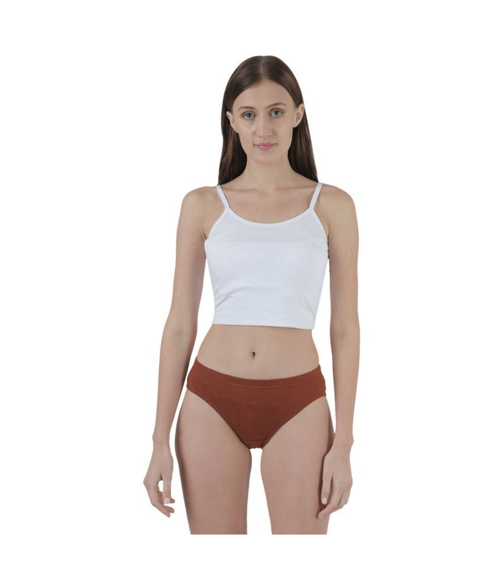 Vink Women's Cotton Plain Panty with Inner Elastic